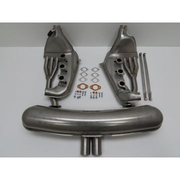 Kit d'échappement sport "GT3- look" y compris l'échangeurs de chaleur "Big Bore" avec tubes Ø41 mm pour Porsche 911 '63-'83 914/6