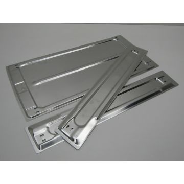 Kit plaques de renforcement en aluminium pour toit Targa (3 pcs.) pour Porsche 911 '67-'89 912 964