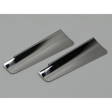 Déflecteur pour essuie-glace (2pcs) Inox poli