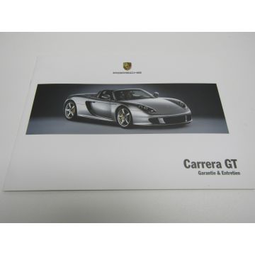 1reEDITION Porsche 980 Carrera GT Garantie & Entretien Carnet d'entretien 5/04