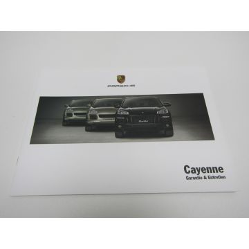 1reEDITION Porsche 957 Cayenne Garantie & Entretien Carnet d'entretien 11/06