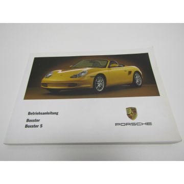 1reEDITION Porsche 986 Boxster Manuel technique 3/02 (Version allemande)