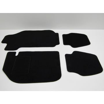 Kit de tapis de sol noir (4 pièces) pour Porsche 911 '74-'89 Coupe