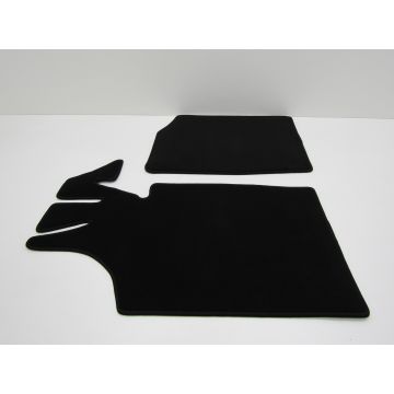 Tapis de sol, 2 pcs., noir pour Porsche 914