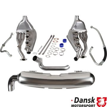 Kit d'échappement sport, tuyau d'échappement Ø84mm et échangeurs de chaleur Ø41mm avec conduites d'huile pour Porsche 911 3,2L '84-'89