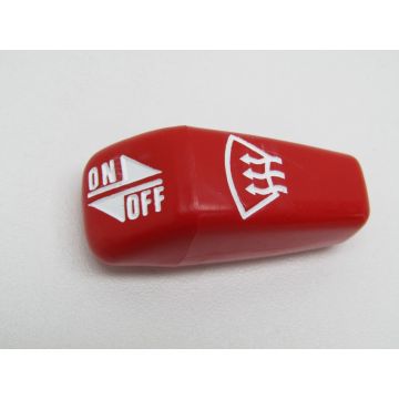 Bouton pour commande de chauffage, rouge pour Porsche 911 '75-'89