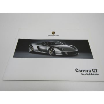 1reEDITION Porsche 980 Carrera GT Garantie & Entretien Carnet d'entretien 7/03